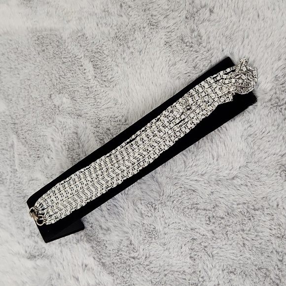 Sarah Coventry multichained necklace - Picture 1 of 5